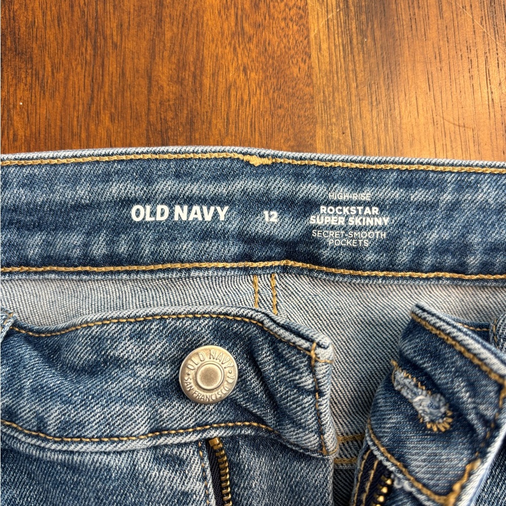Old Navy Indigo Rockstar Super Skinny Jeans